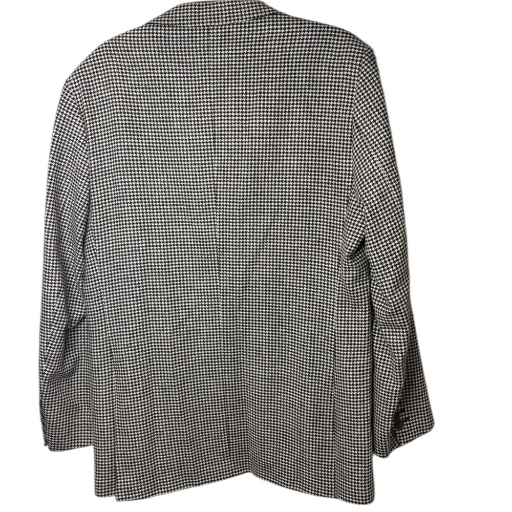 J. Peterman Black and White Houndstooth Blazer - Picture 6 of 10